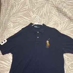 Ralph Lauren Dark Blue Polo with Iconic Logo